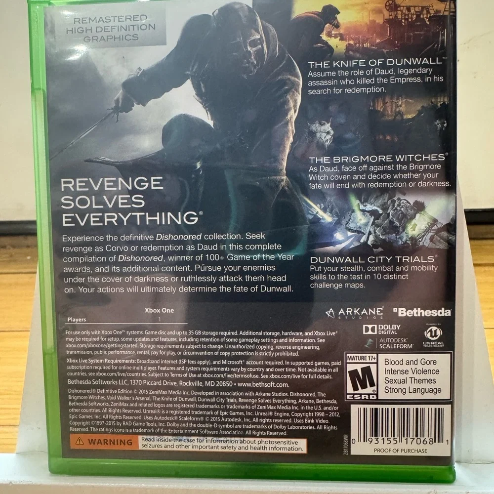 Dishonored: Definitive Edition (Microsoft Xbox One)
